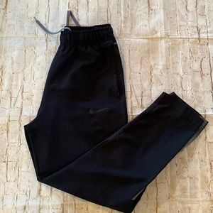 Nike Boys Dri-Fit Black Athletic Pants Size M VGUC